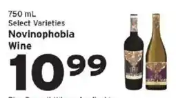 Hannaford Novinophobia Wine offer