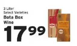 Hannaford Bota Box Wine offer