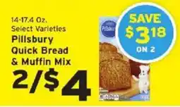 Hannaford Pillsbury quick bread & muffin mix offer