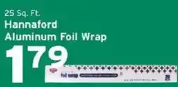 Hannaford Hannaford aluminum foil wrap offer