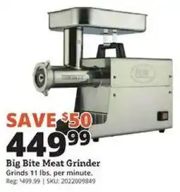 Rural King Big Bite Meat Grinder offer