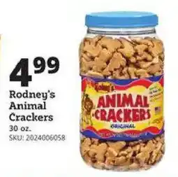 Rural King Rodney's animal crackers offer