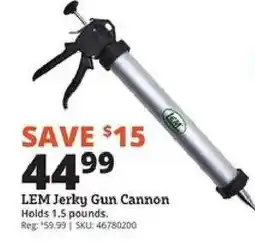 Rural King Lem jerky gun cannon offer