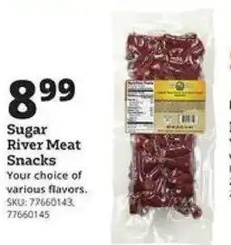 Rural King Sugar River Meat Snacks offer