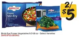 Winn Dixie Birds Eye Frozen Vegetables offer