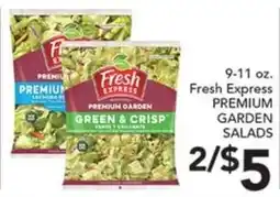 Pete's Fresh Market Fresh Express premium garden salads offer