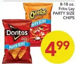 Pete's Fresh Market Doritos Frito Lay Party Size Chips offer