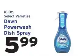 Hannaford Dawn Powerwash Dish Spray offer