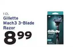 Hannaford Gillette Mach3 3-Blade Razor offer