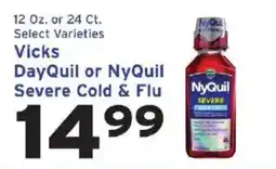 Hannaford Vicks Nyquil Severe Cold & Flu offer