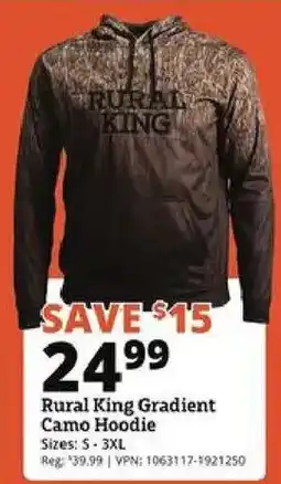 Rural King Rural King Gradient Camo Hoodie offer