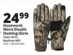 Rural King Huntworth men's stealth hunting glove offer