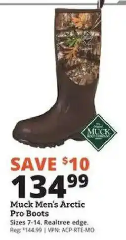 Rural King Muck men's arctic pro boots offer