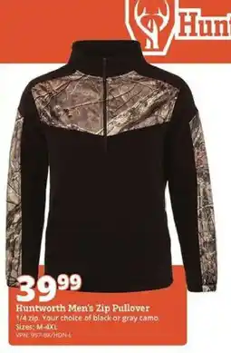Rural King Huntworth Men's Zip Pullover offer