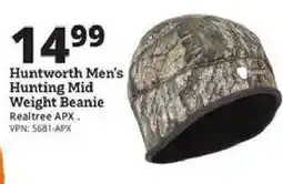 Rural King Huntworth men's hunting mid weight beanie offer