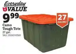 Rural King Everyday Value Camo Tough Tote offer