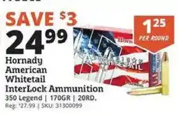 Rural King Hornady American Whitetail Ammunition offer