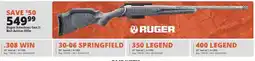 Rural King Ruger American Gen II Bolt Action Rifle offer