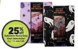 Meijer Halloween Heavy-Duty Vinyl Tablecloths offer