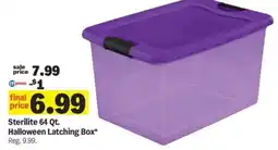 Meijer Sterilite halloween latching box offer