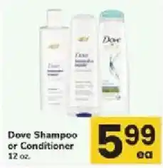 ACME Dove Shampoo or Conditioner offer