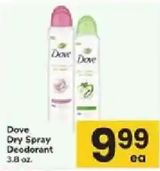 ACME Dove Dry Spray Deodorant offer
