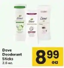 ACME Dove Deodorant Sticks offer