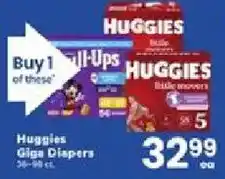 ACME Huggies Giga Diapers offer