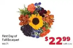 Family Fare First Day of Fall Bouquet offer