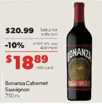 Bonanza Cabernet Sauvignon