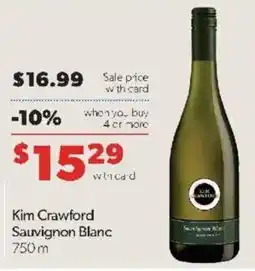 Family Fare Kim Crawford Sauvignon Blanc offer