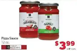 Family Fare R finest reserve pizza sauce offer