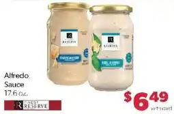 Family Fare Finest Reserve Alfredo Sauce offer