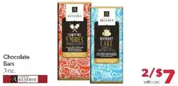 Family Fare R finest reserve chocolate bars offer