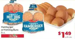 Family Fare Our Family hamburger or hot dog buns offer
