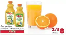 Family Fare Orange juice offer
