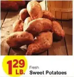 United Supermarkets Fresh Sweet Potatoes offer