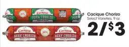 Food 4 Less Cacique chorizo offer
