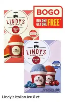 Winn Dixie Lindy's Italian Ice offer