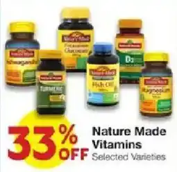 United Supermarkets Nature Made Vitamins offer