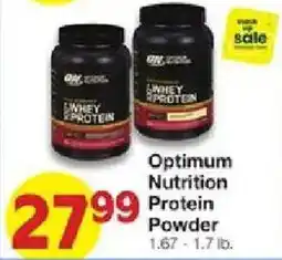 United Supermarkets Optimum Nutrition Protein Powder offer