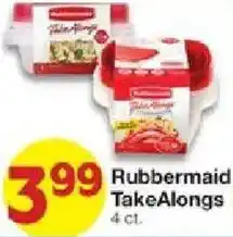 United Supermarkets Rubbermaid TakeAlongs offer