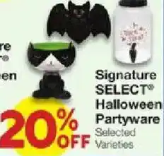 United Supermarkets Signature Select Halloween Partyware offer