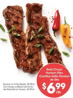 Food 4 Less Beef Chuck Flanken Ribs offer