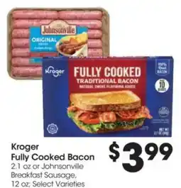 Food 4 Less Kroger Fully Cooked Bacon offer