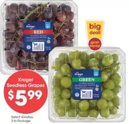 Food 4 Less Kroger Seedless Grapes offer