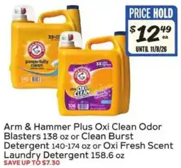 Winn Dixie Arm & Hammer Plus Oxi Clean Odor Blasters offer