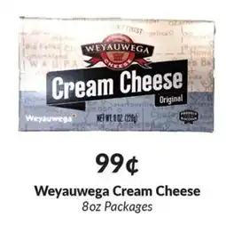 Woodman's Weyauwega cream cheese offer