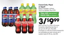 Food 4 Less Coca-Cola, Pepsi or Squirt offer