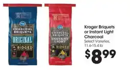 Food 4 Less Kroger briquets or instant light charcoal offer